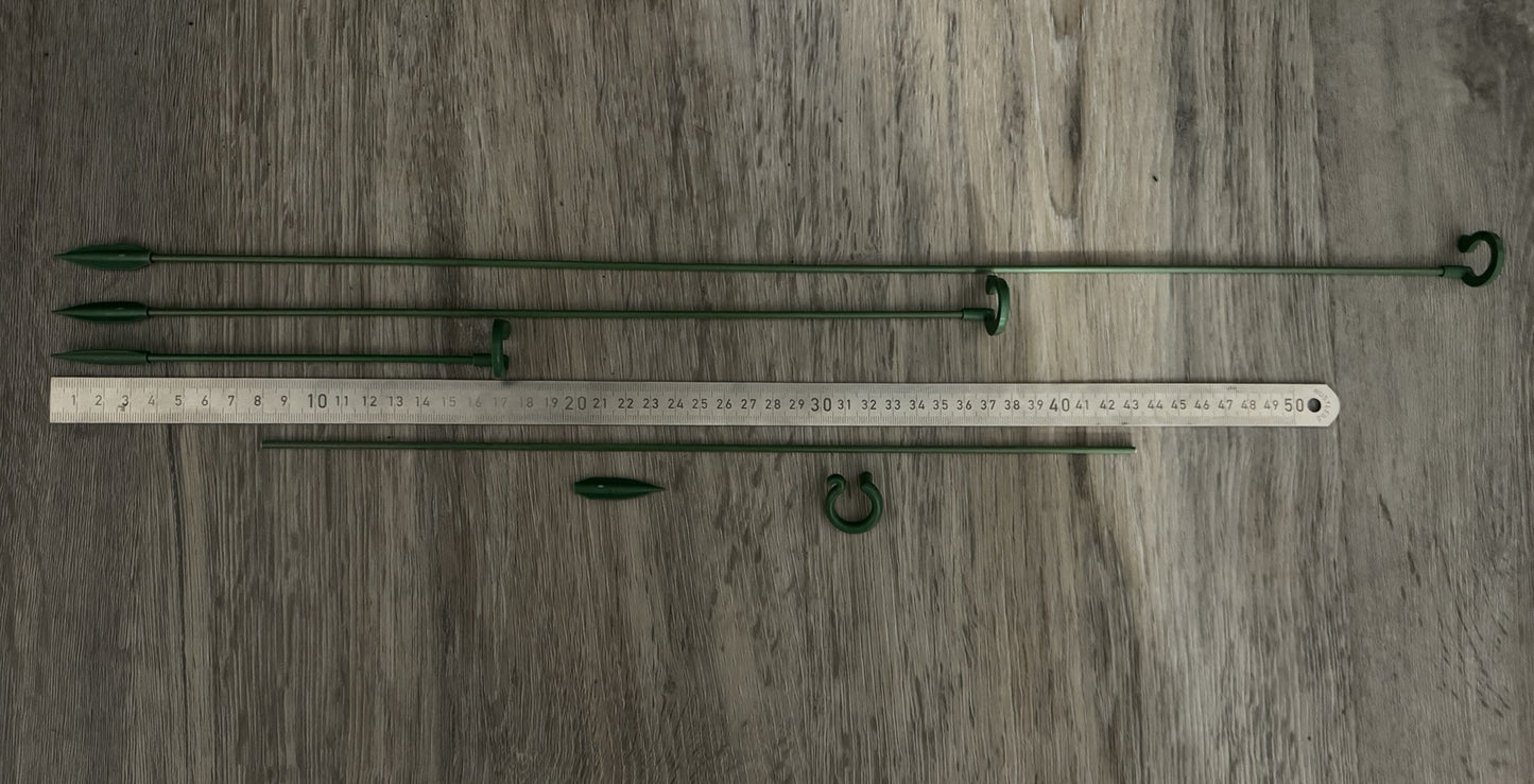 Stützstäbe für Philodendron, Monstera, Alokasia, Orchideen, Tomaten, etc.