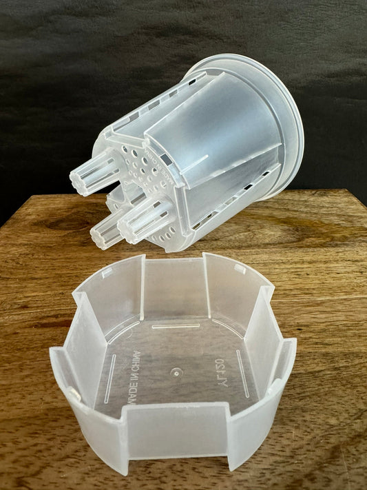 Transparente belüftete Hydrokultur-Töpfe FoxerasPlants